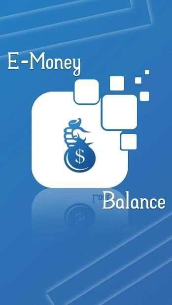 E-Money Balance स्क्रीनशॉट 1
