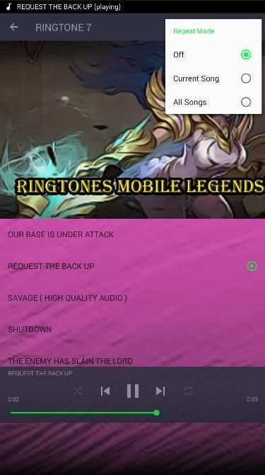 Ringtone Mobile Legends HD screenshot 1
