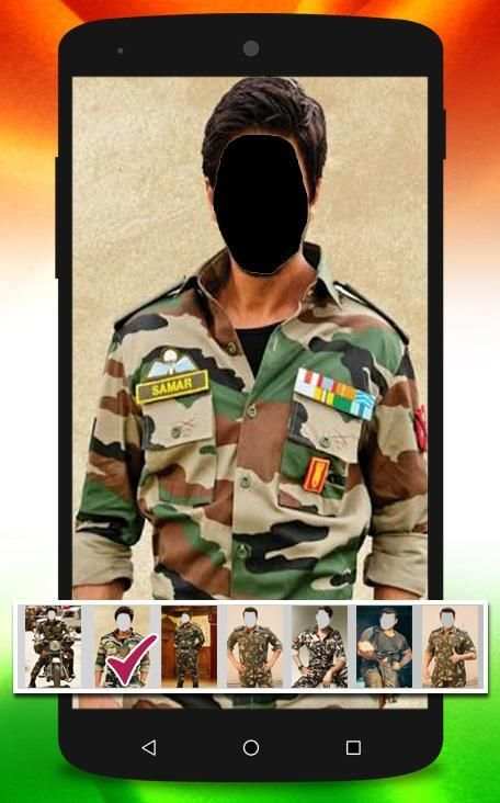 Bharat Ke Veer Photo Suit : Army Photo Frames screenshot 5
