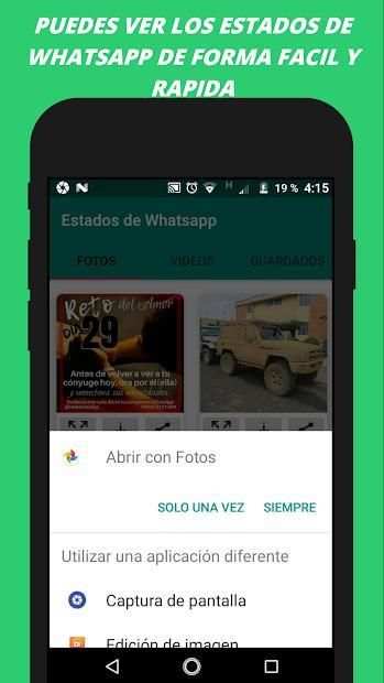 Guardar los Estados de Whatsapp screenshot 1