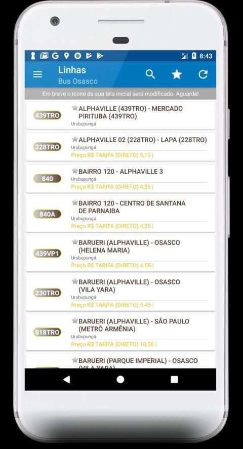 Osasco Bus- Linhas e Horários de Transporte. screenshot 8