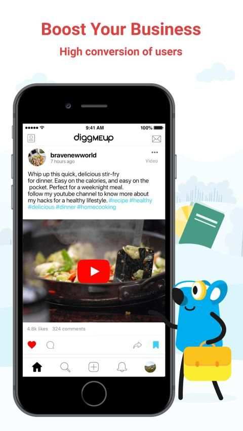 Diggmeup - Your Social Identity. Redefined. screenshot 3