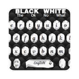 Black White SMS Keyboard 10001003