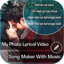 My Photo lyrical video status maker आइकन