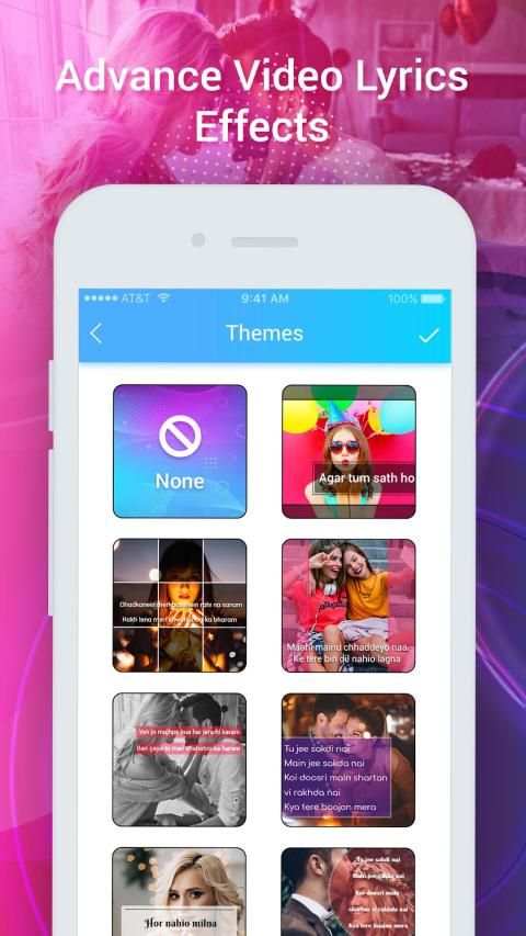 My Photo lyrical video status maker स्क्रीनशॉट 1