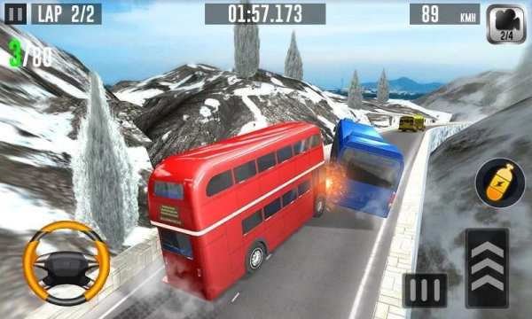 Bus Racing 3D - School Bus Driving Simulator 2019 स्क्रीनशॉट 1