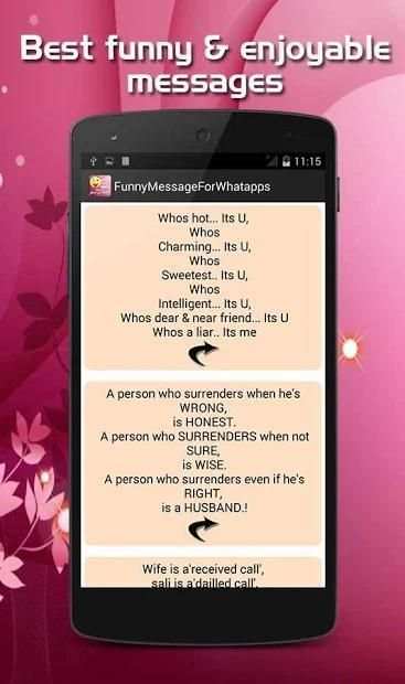 Funny Messages for Chat screenshot 1