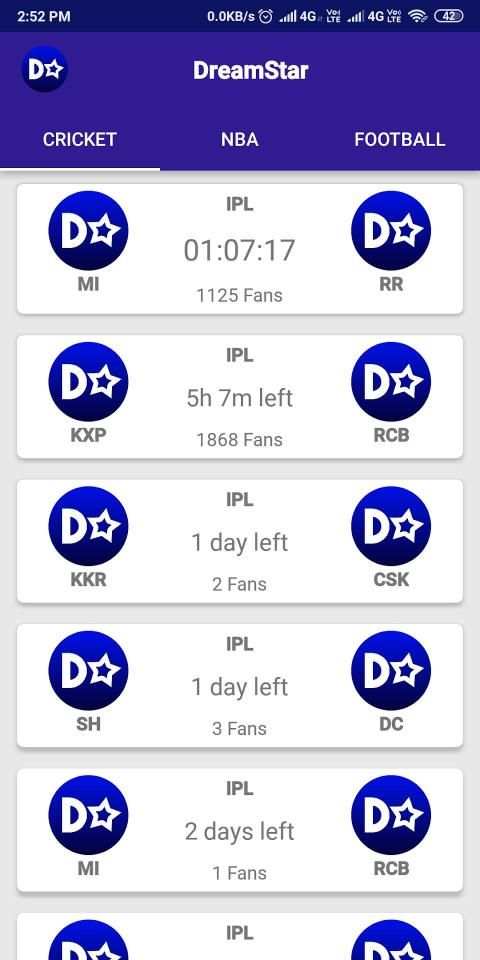 Dream11 Ultimate Team Players Voting screenshot 5