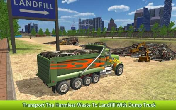 Garbage Truck Game स्क्रीनशॉट 3
