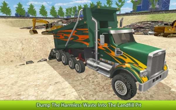 Garbage Truck Game स्क्रीनशॉट 1