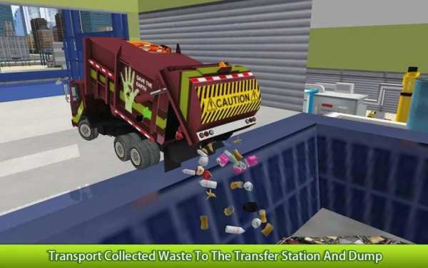 Garbage Truck Game स्क्रीनशॉट 10