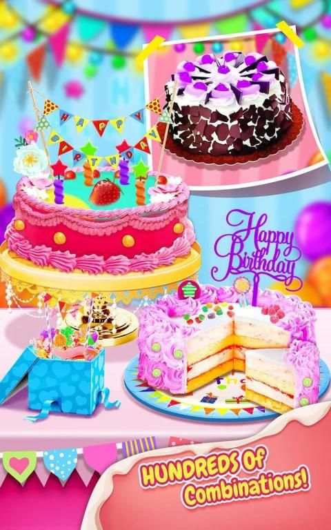 Sweet Birthday Cake Maker स्क्रीनशॉट 4