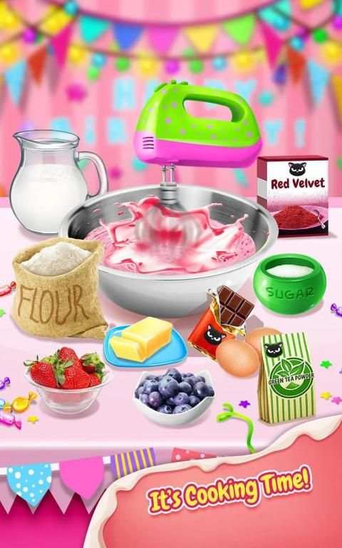 Sweet Birthday Cake Maker स्क्रीनशॉट 1