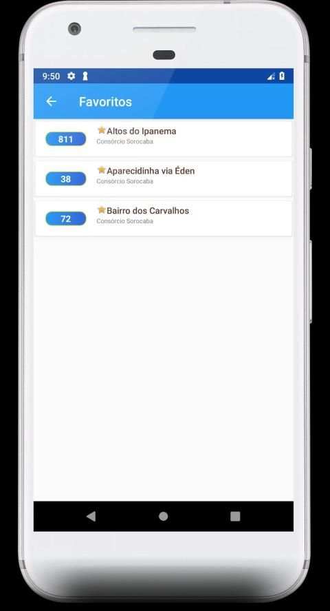 Sorocaba Bus - Horários e Itinerários offline screenshot 1