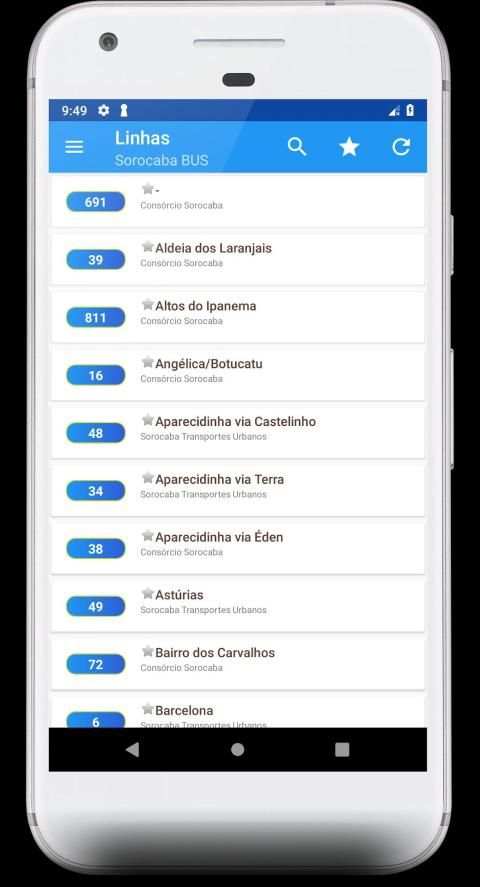 Sorocaba Bus - Horários e Itinerários offline screenshot 4