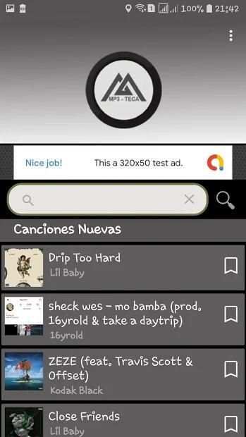 Mp3 Teca screenshot 1