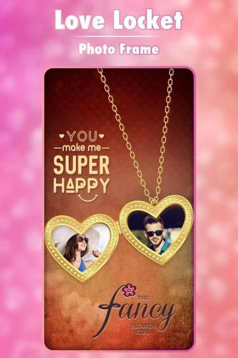 Love Locket Photo Frame स्क्रीनशॉट 4
