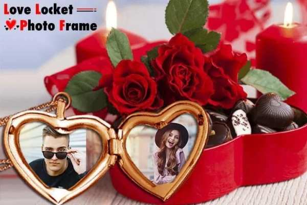 Love Locket Photo Frame स्क्रीनशॉट 1