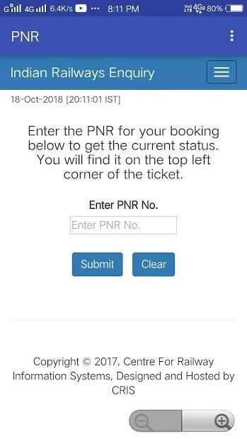 Indian Railways Enquiry स्क्रीनशॉट 2