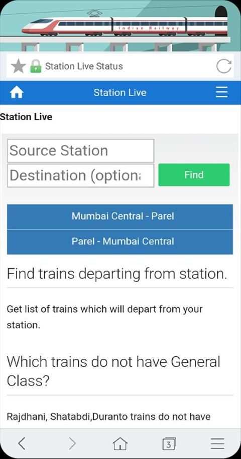 Local Train Time Table screenshot 3