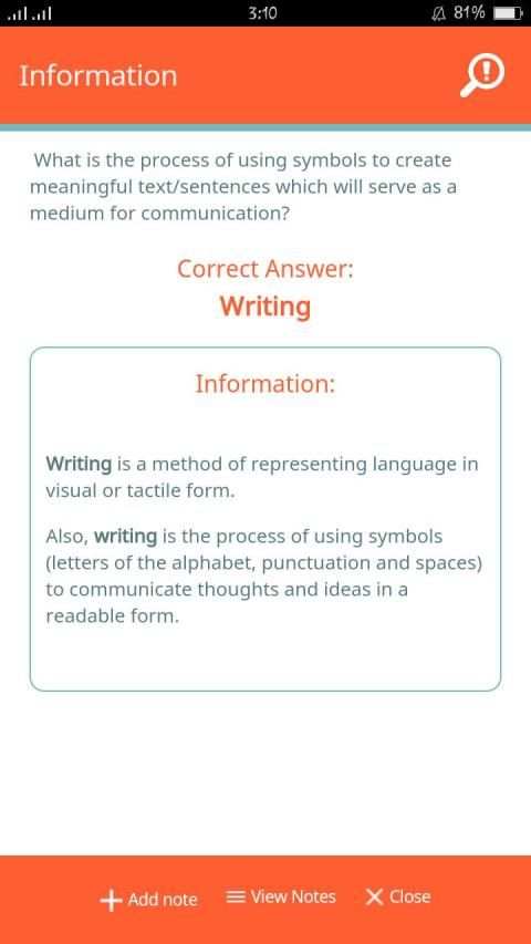 Creative Writing - QuexBook screenshot 1
