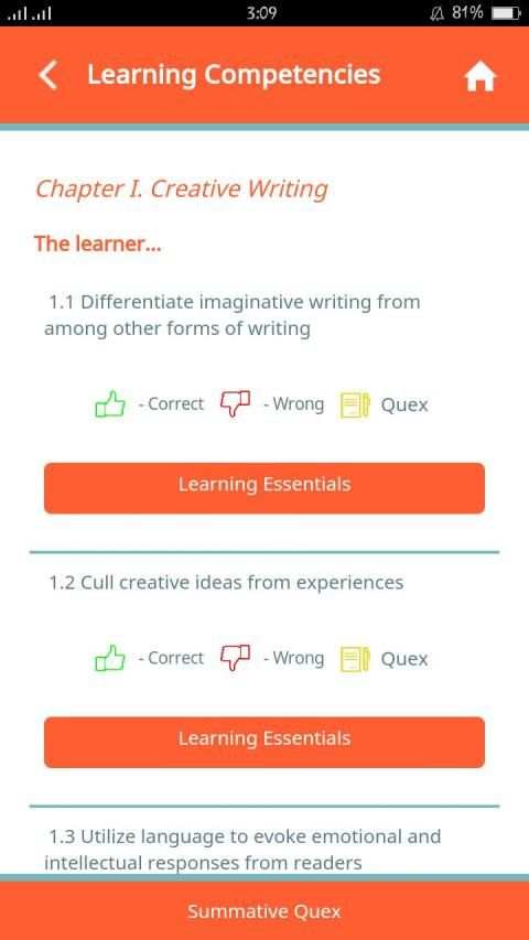 Creative Writing - QuexBook screenshot 5