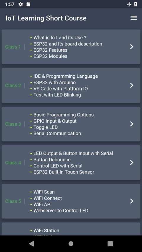 IoT Learning Short Course : ESP32, Arduino,Project screenshot 8
