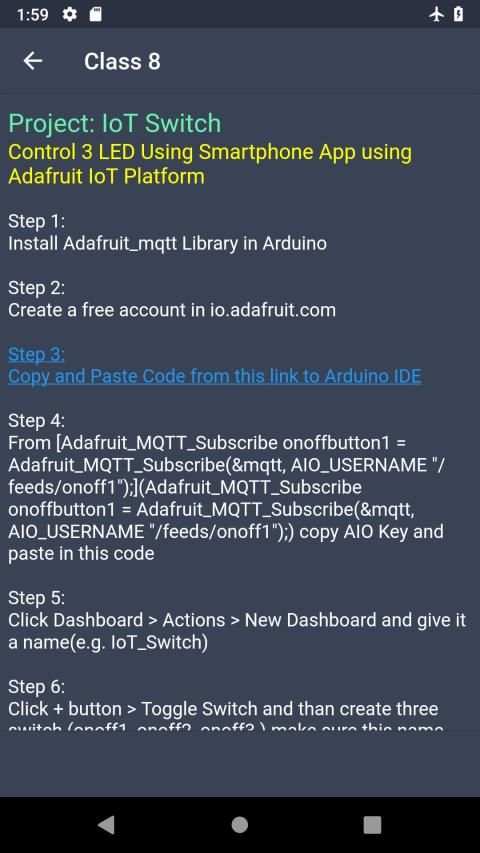 IoT Learning Short Course : ESP32, Arduino,Project स्क्रीनशॉट 2