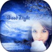 Good Night Photo Frame : Good Night Messages