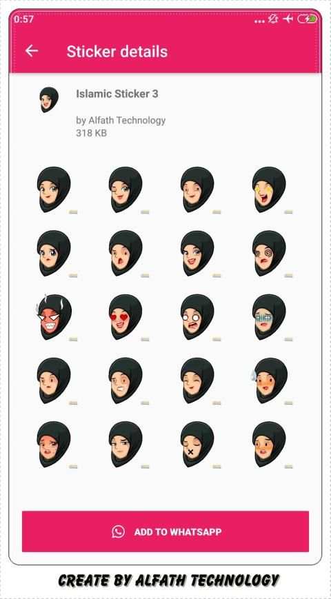 Islamic Sticker for WAStickerApps screenshot 1