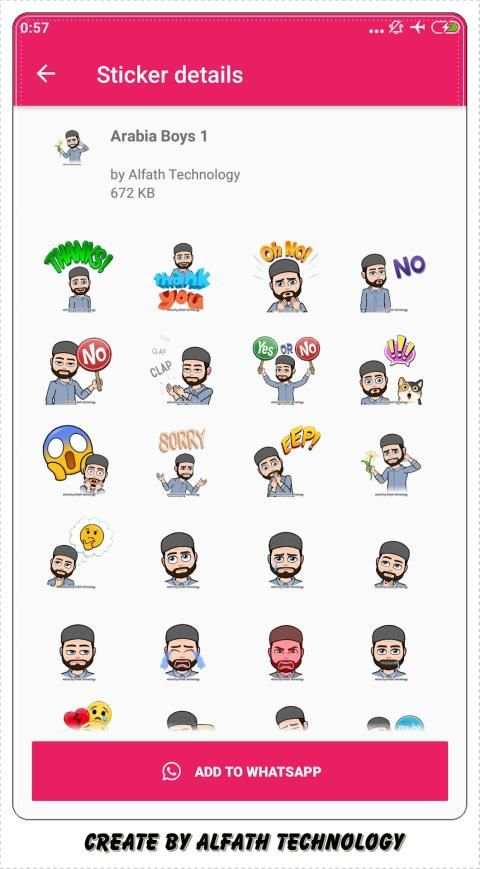Islamic Sticker for WAStickerApps स्क्रीनशॉट 19