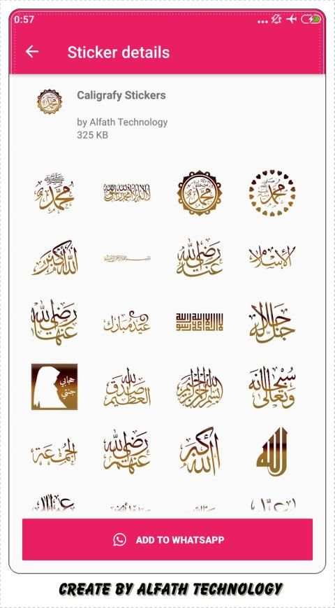 Islamic Sticker for WAStickerApps स्क्रीनशॉट 9