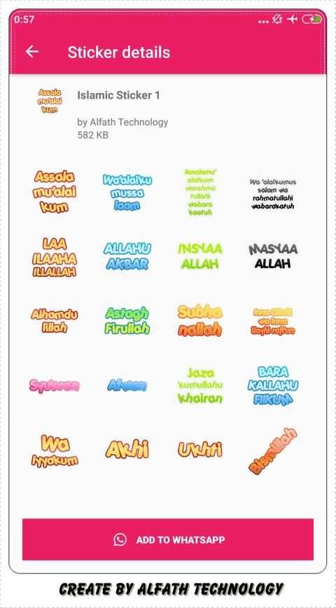 Islamic Sticker for WAStickerApps screenshot 15