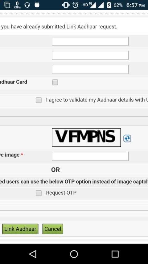 Pan card link Aadhar card app screenshot 2