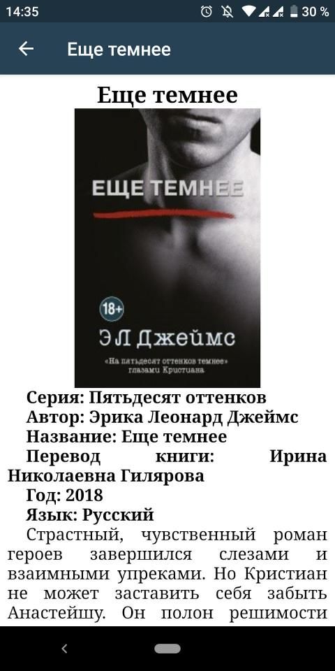 Книга на 50 оттенков темнее читать. Еще темнее.