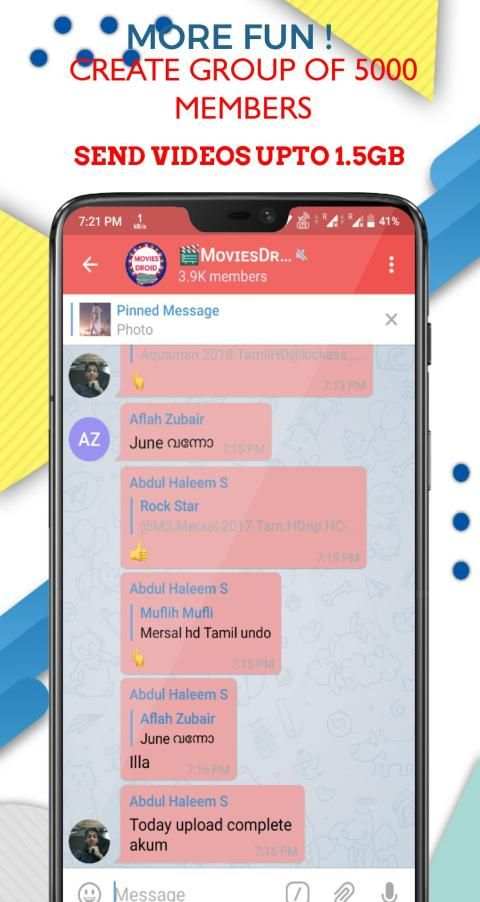 Darkogram Messenger - Free chats and calls screenshot 2