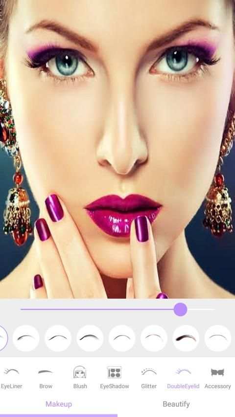 Makeup Camera - Beauty Photo Editor Plus स्क्रीनशॉट 1