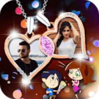 Love Locket Dual Photo Frame on 9Apps