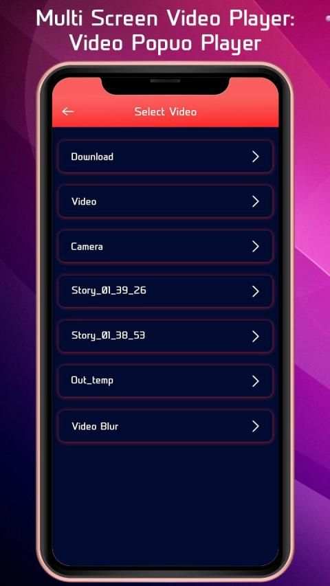 Multi Screen Video Player : Video Popup Player screenshot 3