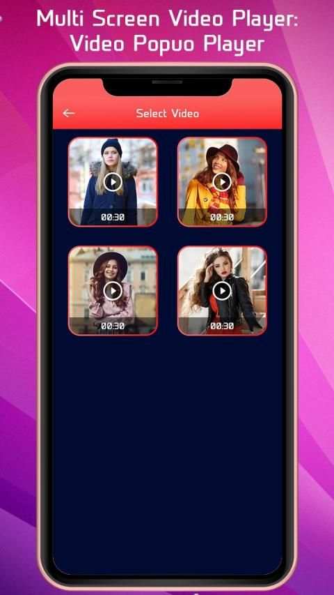 Multi Screen Video Player : Video Popup Player screenshot 2