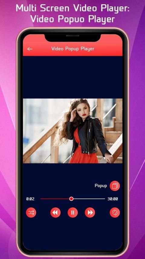 Multi Screen Video Player : Video Popup Player screenshot 4