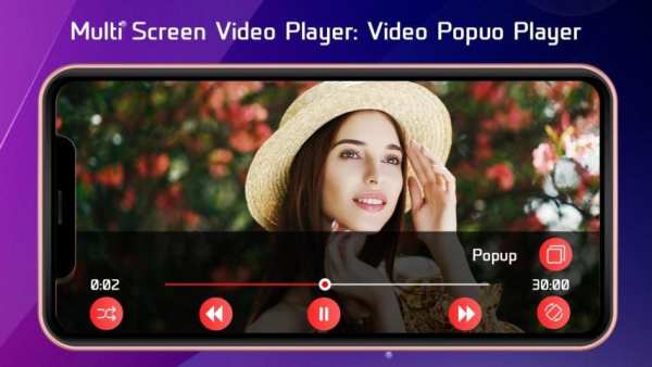 Multi Screen Video Player : Video Popup Player screenshot 1