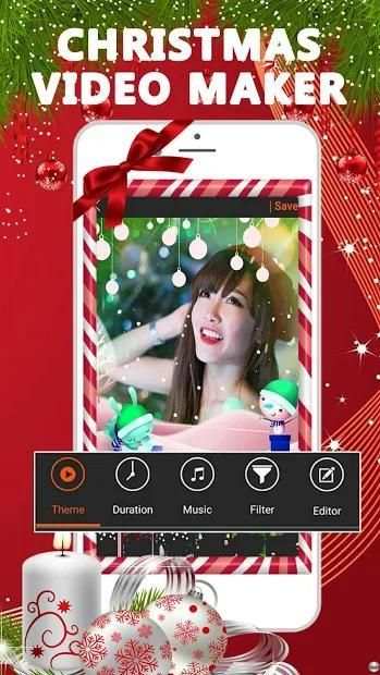 Christmas Video Maker, Merry Christmas Video Maker स्क्रीनशॉट 2