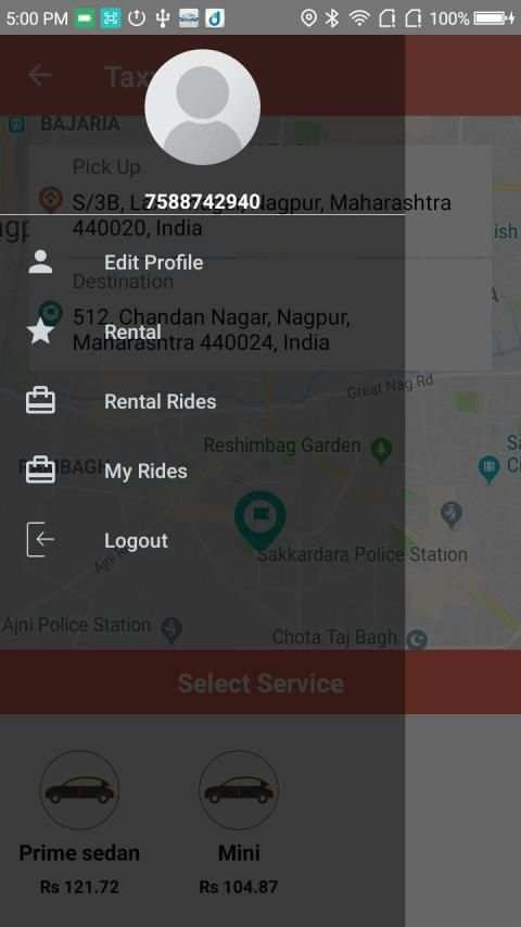 Taxxi - Online Cab Booking Service screenshot 1