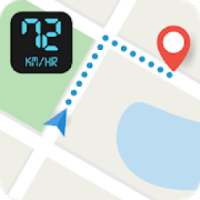 GPS digital speedometer -Voice navigation-Map view