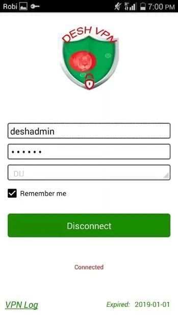 Desh Vpn screenshot 1