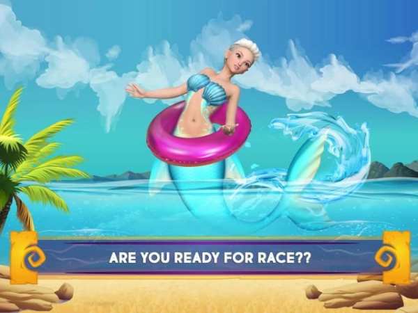 Mermaid Racing 2019: Ocean Secrets स्क्रीनशॉट 2