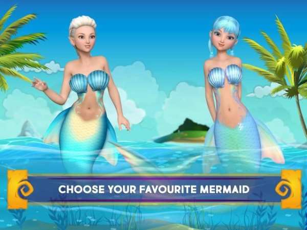 Mermaid Racing 2019: Ocean Secrets स्क्रीनशॉट 1