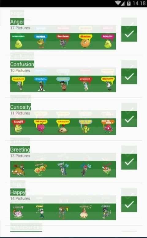 Wa Sticker for Plant vs zombie screenshot 4