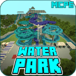 ikon Water Park Map for Minecraft PE